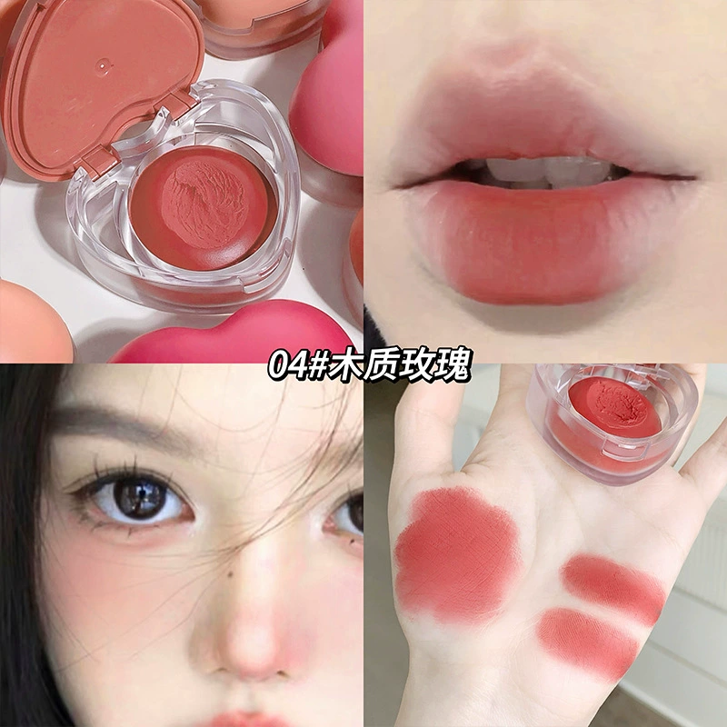 Matte lipstick, face blush, makeup primer, optics