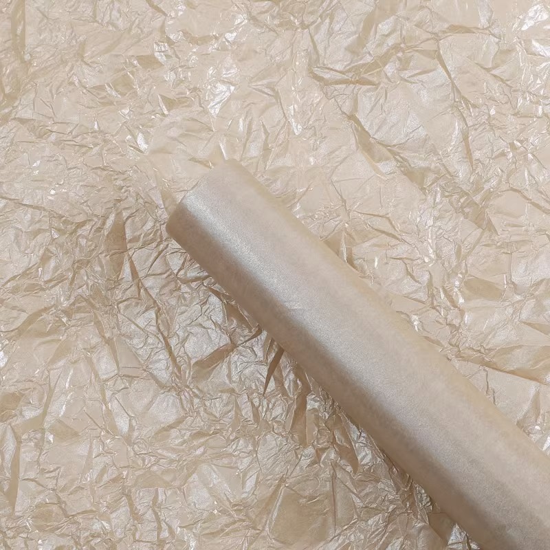 Nuevo papel de pera 70*50cm papel de envolver flores forro base mano amasando papel de algodón papel de envolver flores al por mayor fabricante