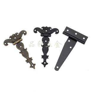 Factory direct supply 112*69mm retro hinge zinc alloy hinge wooden box home hinge European retro hinge