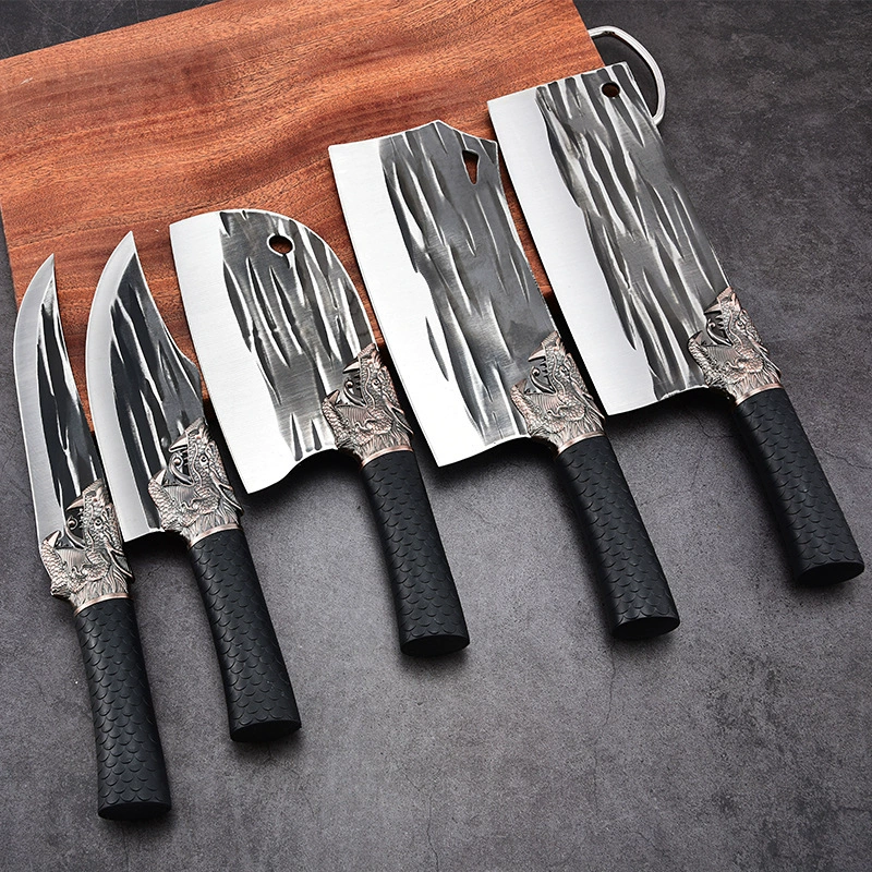 Кухонный нож Ланцюй forging нож для рыбы, бытовой кухонный нож универсальный для разделки костей, резка овощей и мяса
