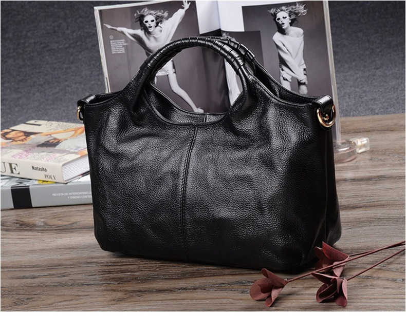 Túi tote nữ cỡ lớn đeo vai cầm tay thời trang — Xám nhạt chi tiết 22