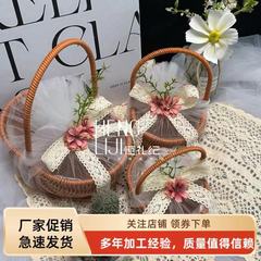 结婚创意伴手礼风吕敷礼盒精致大号木制礼盒送朋友送闺蜜