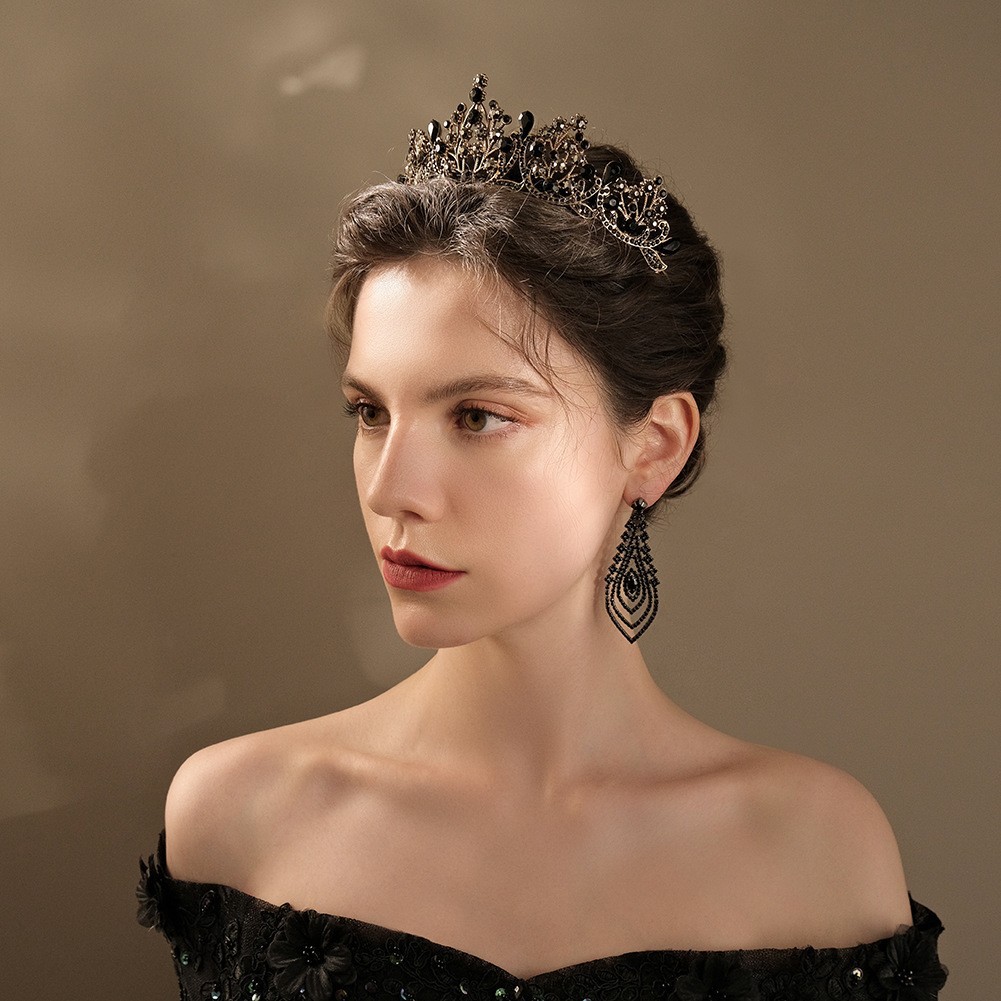 Rhinestone Headband For Bride Elegant Wedding Hair Accessory_voghion.com