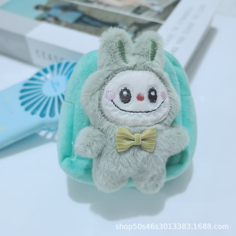 卡通毛绒小兔玛特公仔玩偶挂件少女零钱包卡包装饰钥匙扣珠链挂饰|undefined