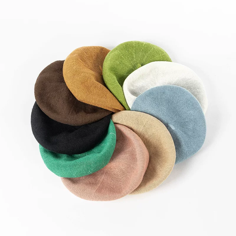 Knitted breathable fresh cute beret, Japanese version