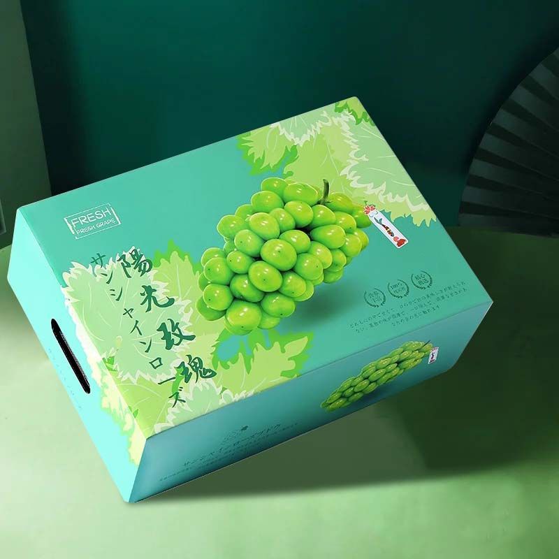 Sunshine Rose Grape Box Gift Box Empty Box High-grade Qing Wang Xiang Yin Qing ti Grape Gift Box Factory Wholesale