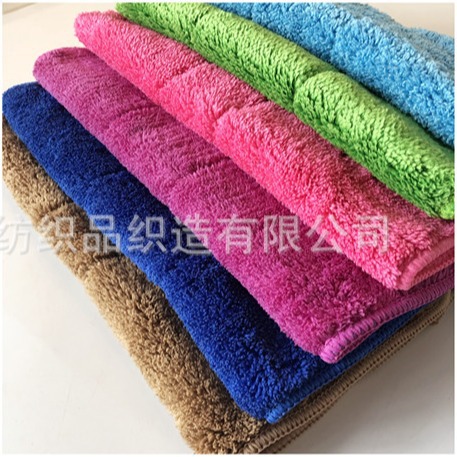 小辫子加捻布去污1*1加捻布瓷砖地板拖把配布针织布棉涤混纺