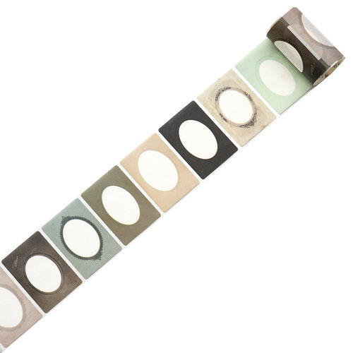 Yanji pet label paper tape narrative chapter series retro simple DIY handbook decoration material recycling stickers