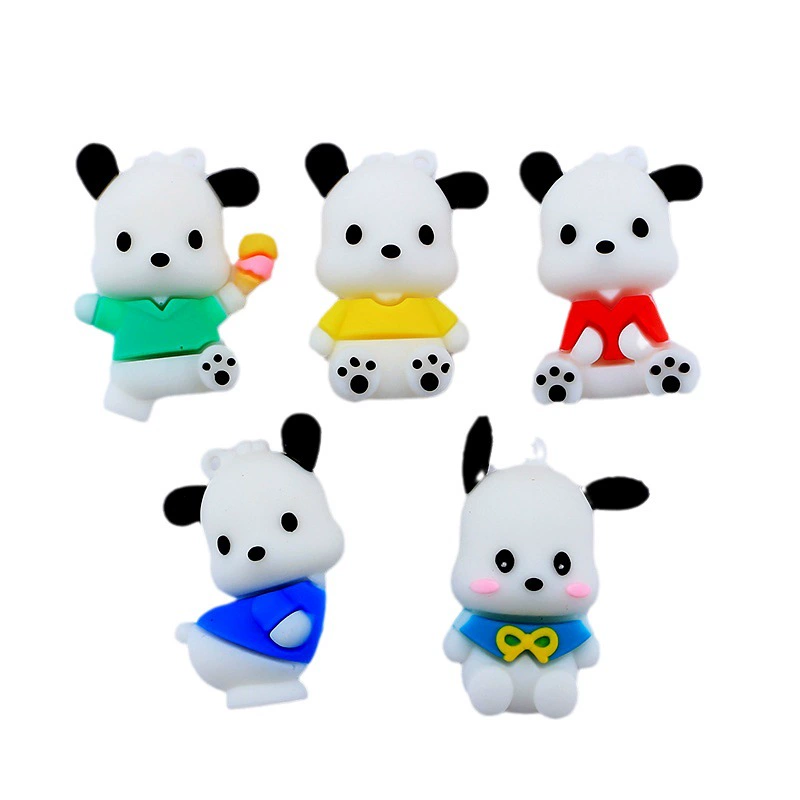 Cartoon cute doll, cream phone case, hair accessory, keychain with accessories, DIY