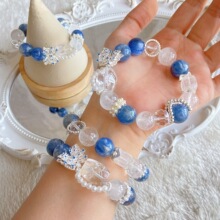 ��Ȼ�{��ʯ��ˮ�������`14mmС�t�����������ִ�diy���l�{ɫ��