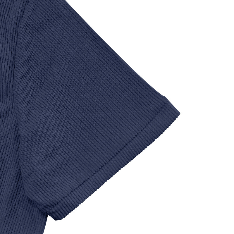 Completo camicia e pantaloncini in velluto a coste uomo caccia_voghion.com