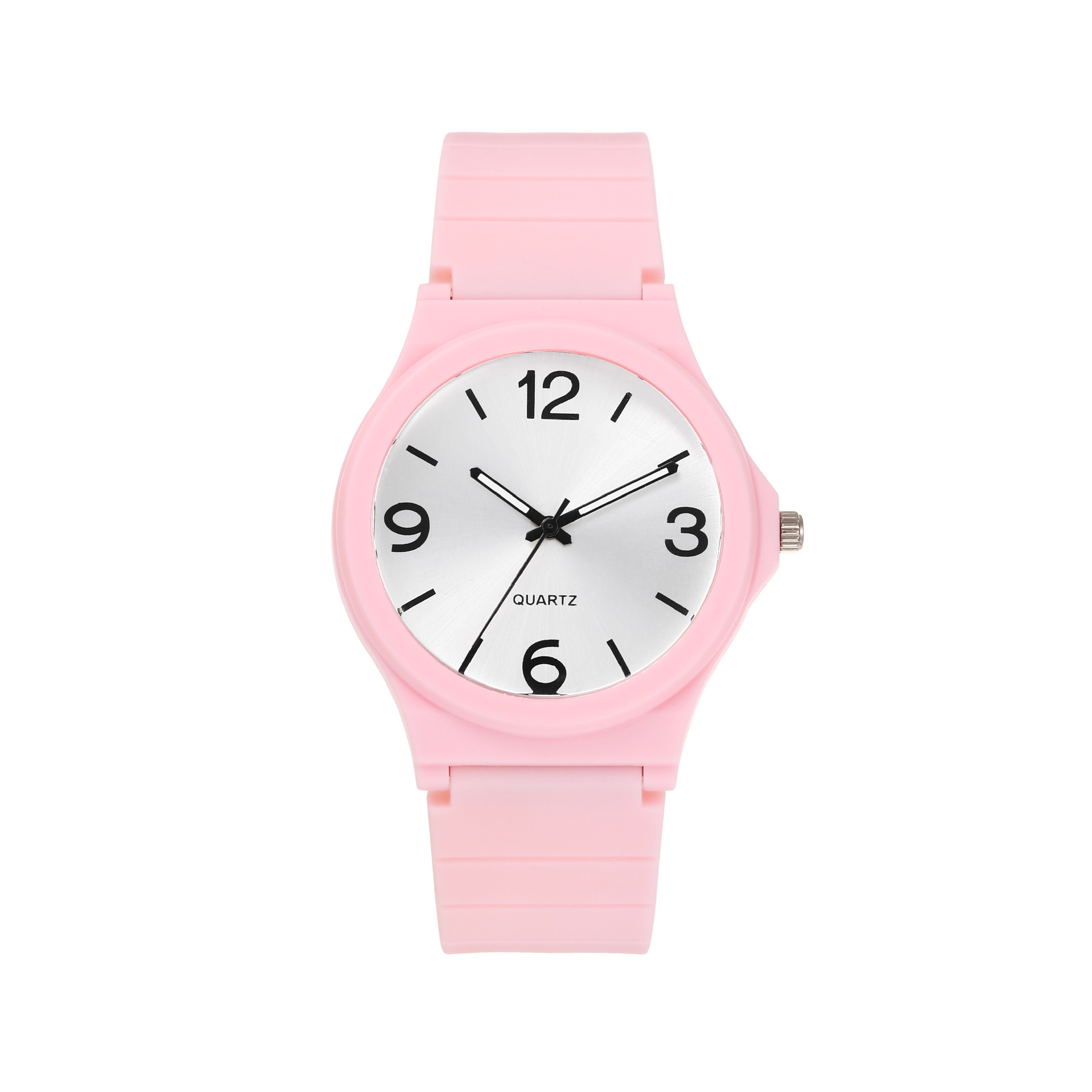 Nuevo reloj de cuarzo de tendencia reloj de pulsera de estudiantes para exámenes masculinos puntero simple reloj de estudiantes impermeable reloj de niñas