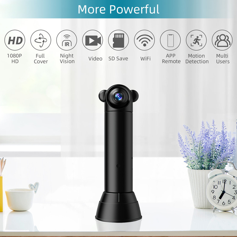 V10 Wireless Camera Mobile Phone Monitoring Indoor Hd Night Vision Full Color 360 Degree Rotating Camera Intelligent Ptz