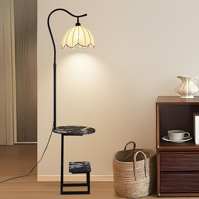 Luces de piso de estilo medieval retro sala de estar arte mesa de té dormitorio cabecera de la cama luces de pesca 488L