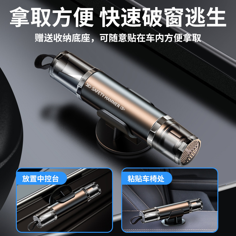 Safe glass universal seat belt