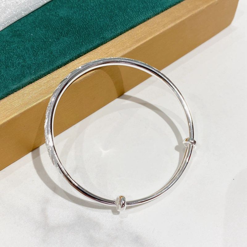 Copper matte fashionable universal bracelet, 925 sample silver, Birthday gift