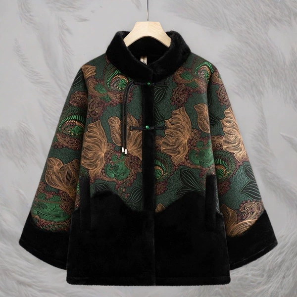 L Green Flower [Mink Velvet Top]