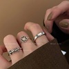 Ring, brand set, adjustable chain, internet celebrity, on index finger