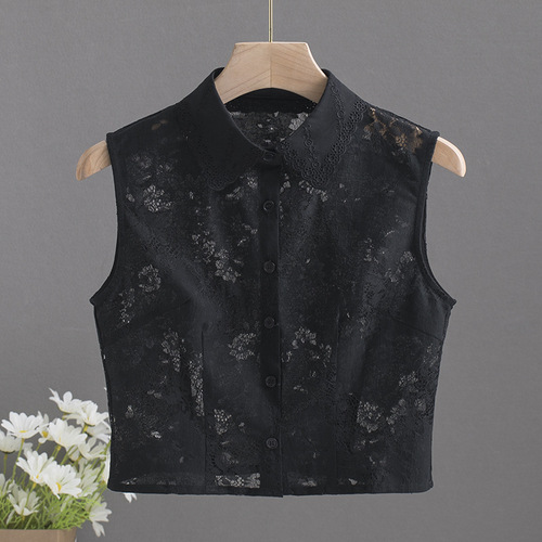 Spring and Autumn Versatile Fake Collar Women's High-End Quality Fake Collar Children Lace Edge Collar Decorated Shirt Collar Women's Collar