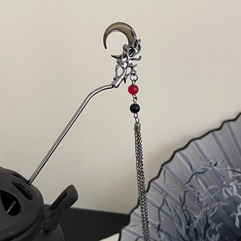 Flor antigua horquilla con flecos para mujer nueva horquilla de pelo moderno chino simple Hanfu cheongsam horquilla tocado paso a paso