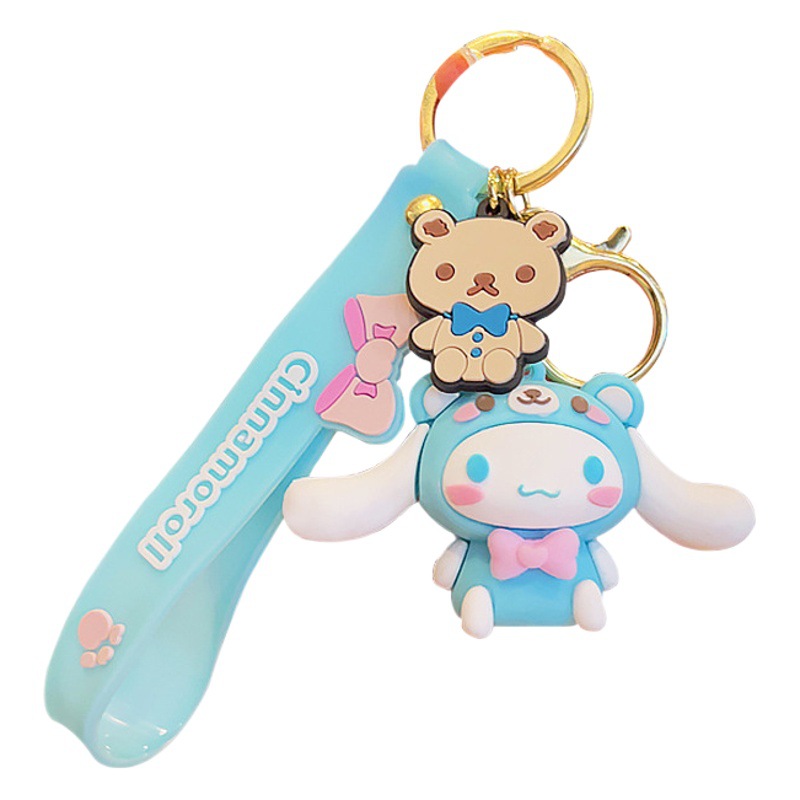 Japonés Sanrio coolomi llavero bolsa adornos lindo pez payaso de dibujos animados llavero al por mayor