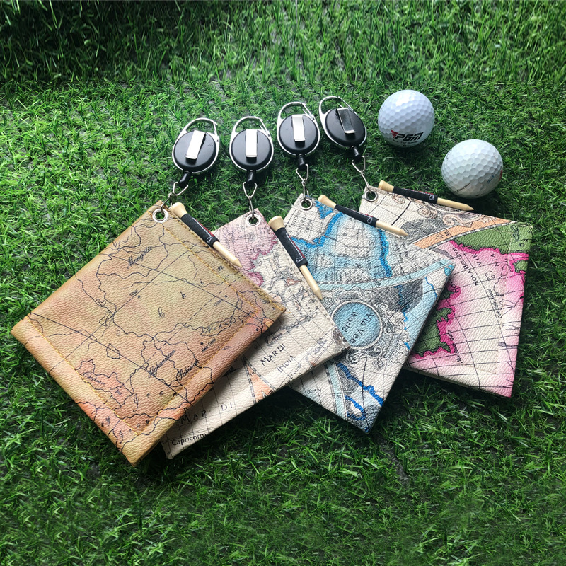 Pilamalleus Korean version map pattern golf ball cleaning cloth golf towel golf towel