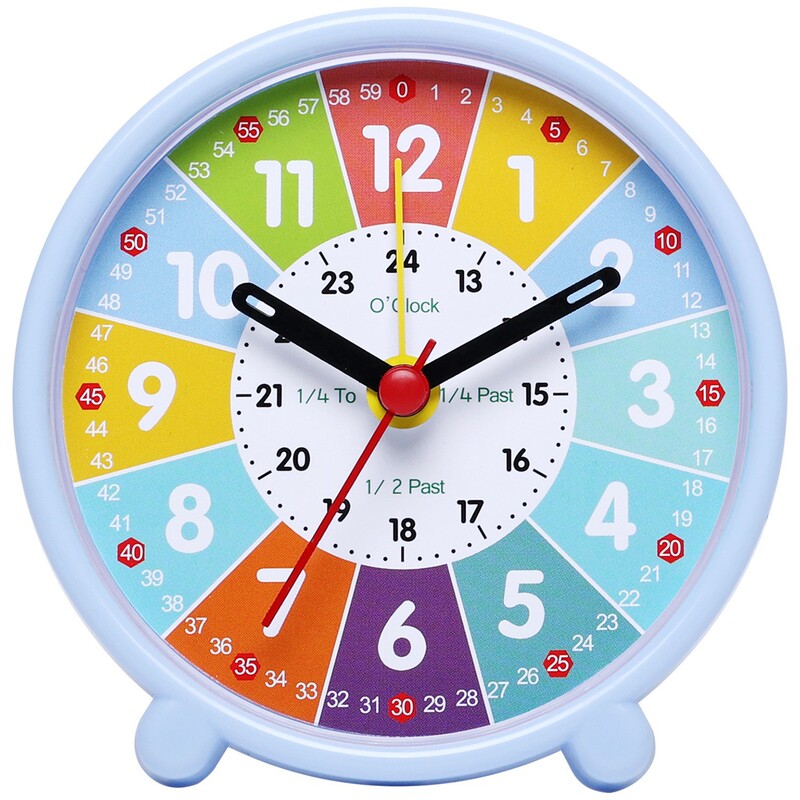 Spot Simple Small Alarm Clock Early Education Learning Home Student-Specific Kidsren's Mini Bedside Clock Environmentally Friendly Mute