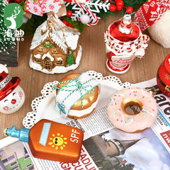 クリスマス装飾用品ガラス塗装ボールクリエイティブペンダントクリスマスツリーシーンアレンジメント雪だるま食品スタイリングペンダント