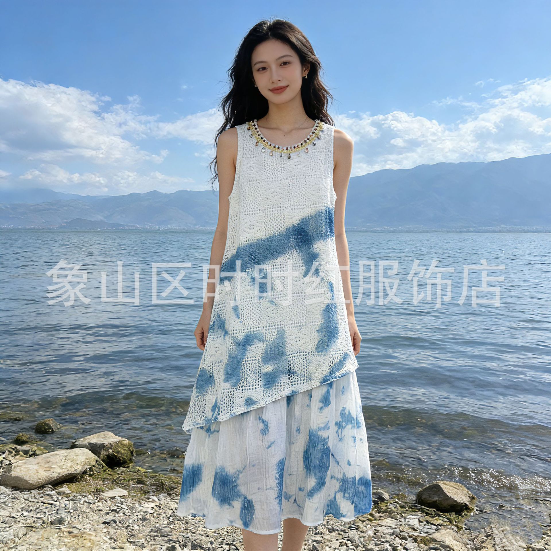 1281# 상의 여백 디자인 + 허리 벨트