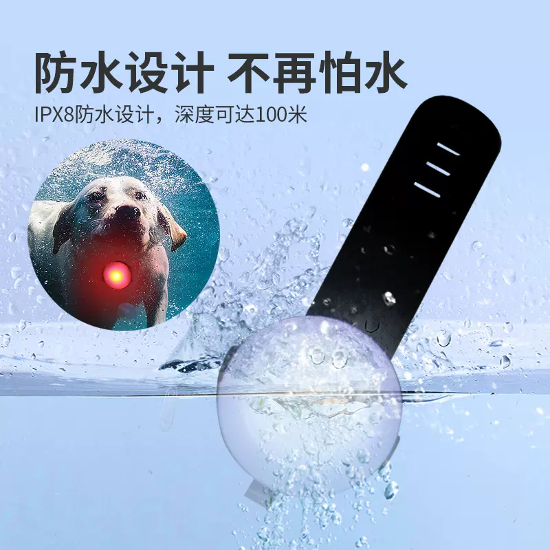 宠物LED吊坠挂饰户外出行警示吊坠USB充电防水功能炫彩灯挂饰