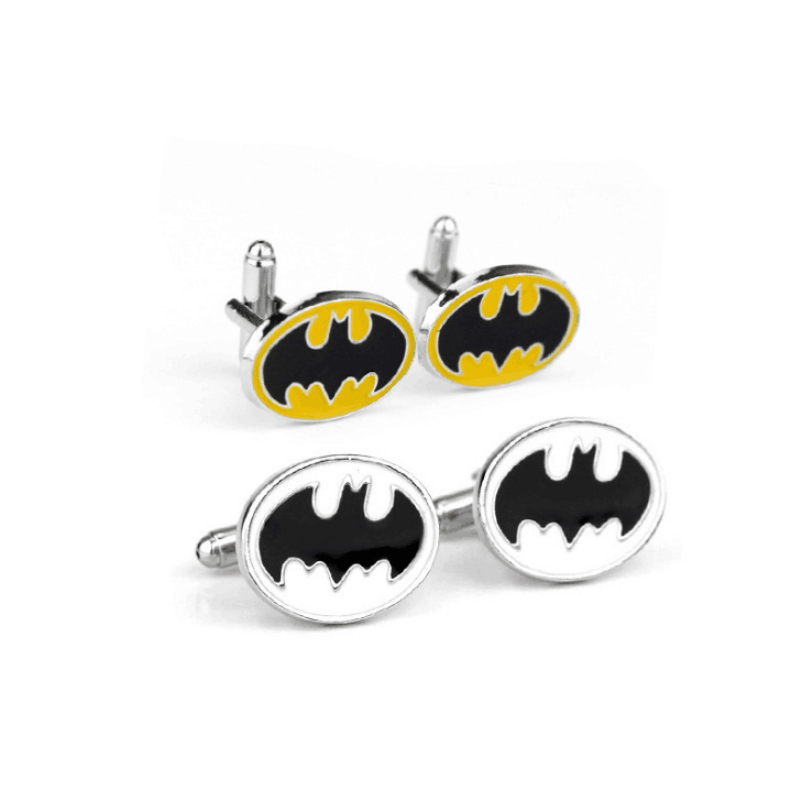 Batman Cufflinks Fashion Shirt Men's Business Paint Cufflinks Cufflinks Manufacturer Wholesale