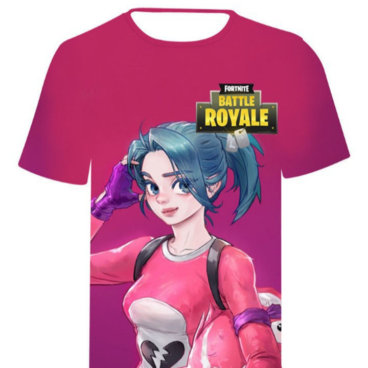 2025 New Summer Style Fortnite 3Dt Shirt Amazon Fortnite Sports Casual Round Neck T-Shirt