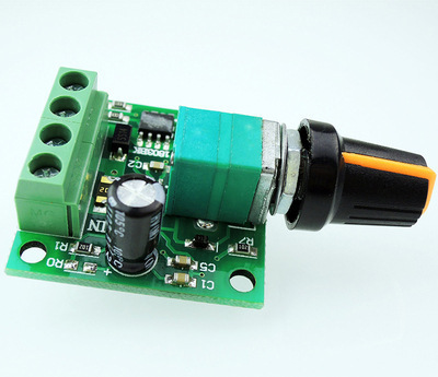 PWM直流电机调速器1.8V 3V 5V 6V 12V2A调速开关1803BK马达控制