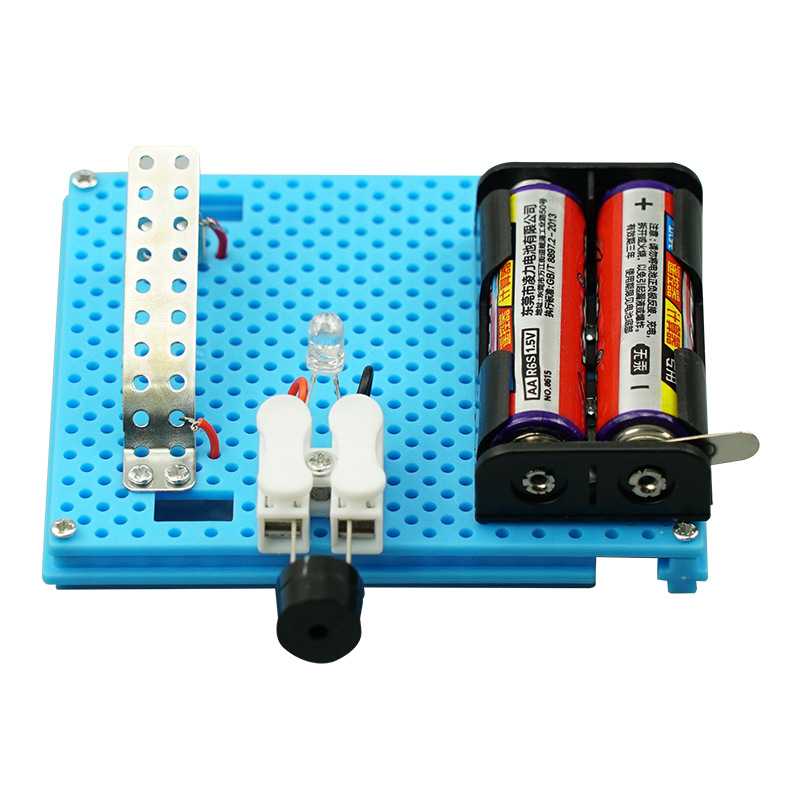 Tecnología pequeña producción telégrafo máquina transmisor de simulación Morse estudiantes de primaria y secundaria tecnología modelo manual material de trabajo