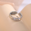 Fashionable retro ring, Korean style, on index finger, wholesale