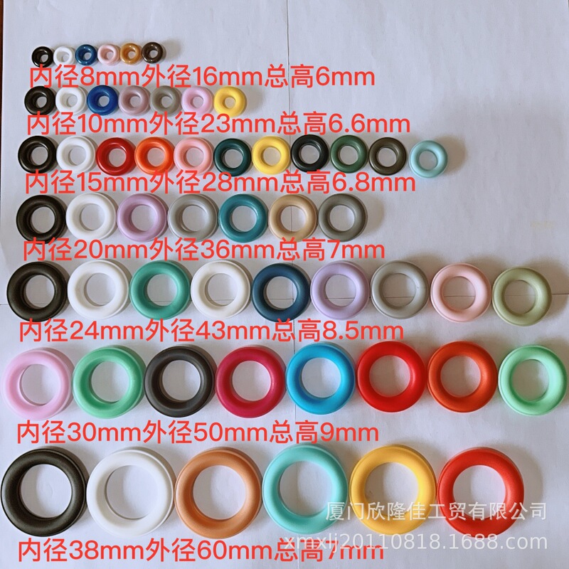 Factory Direct Supply of Plastic Hand-pressed Eyelet, Self-locking Plastic Air Eye, Webbing Buttonhole, Bag Press Buckle, Carton Buckle Factory Direct Supply of Plastic Hand-pressed Eyelet, Self-locking Plastic Air Eye, Webbing Buttonhole, Bag Press Buckle, Carton Buckle