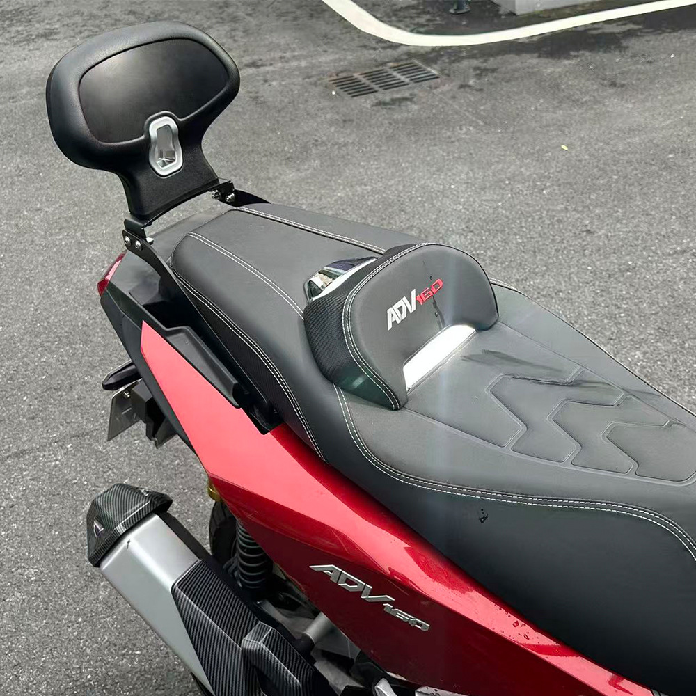 Suitable for 22-25 Honda Adv160 Large Rear Backrest Adv160 Motorcycle Modified Backrest Bracket Passenger Backrest