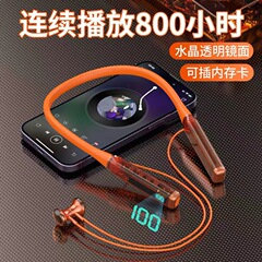 スポーツやランニング用の首掛けBluetoothヘッドセット、5.2バイノーラルステレオサウンド、長いバッテリー寿命、非感覚遅延、卸売低遅延