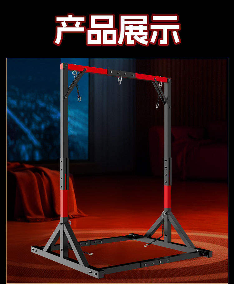 SM Restraint Set with Handcuffs, Nipple Clamps and Long Pad — detail image 38
