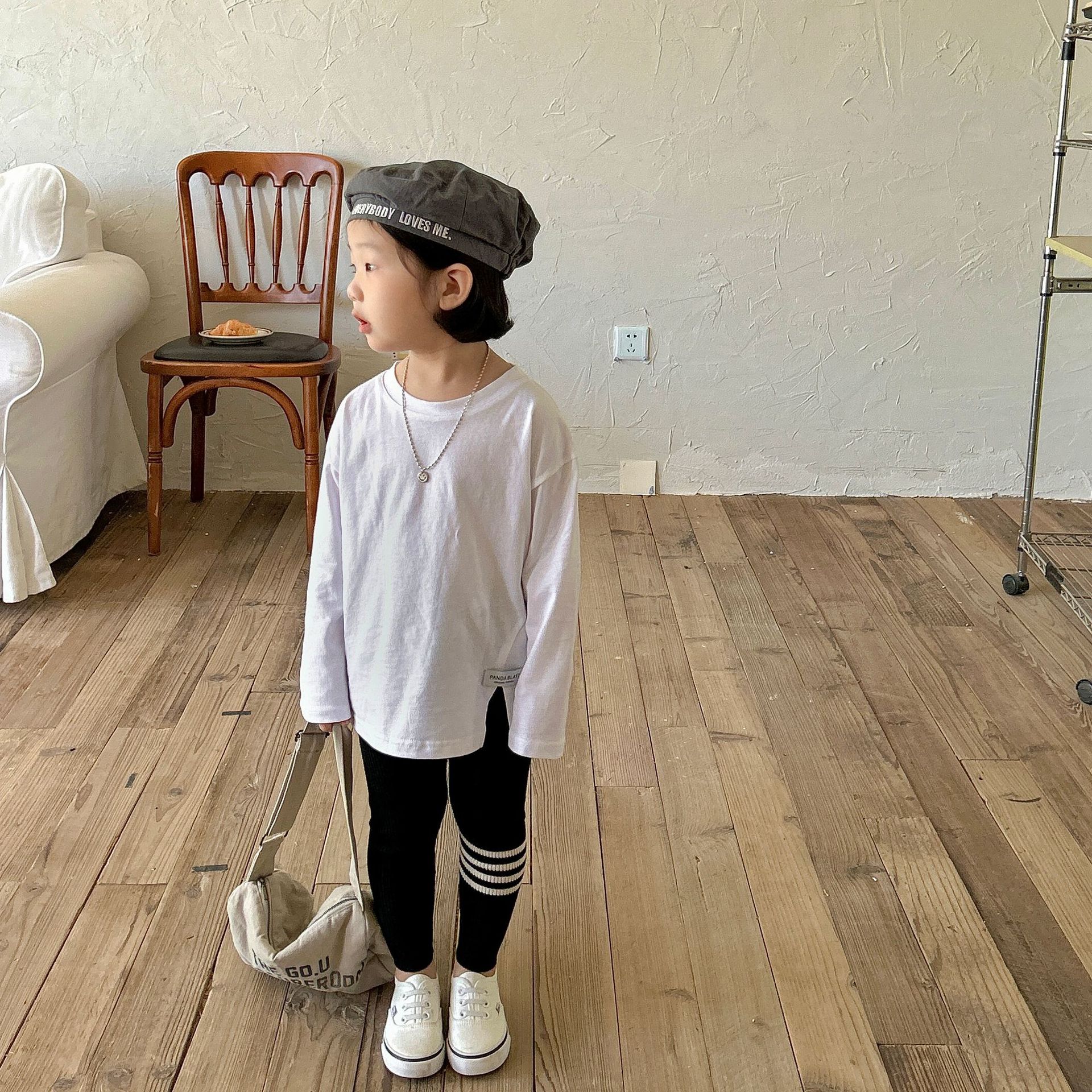 2023 Girls' Autumn/Winter Korean Version New Knit Wool Pants for Girls, Elastic Horizontal Rod Knitted Pants for Children, Leggings and Long Pants