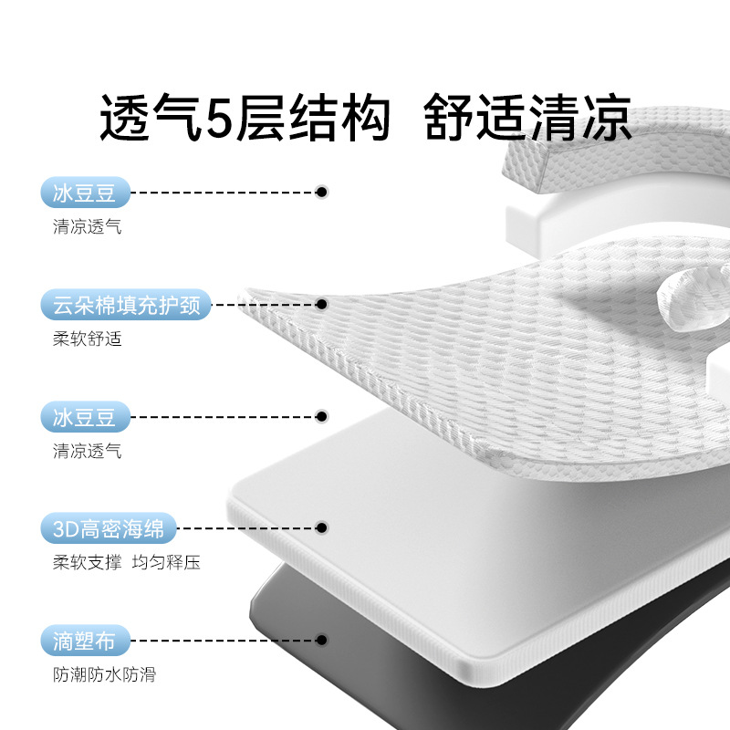 Perros de primavera y verano, sofá para perros pequeños y medianos, perrera, guisantes de hielo frescos, signo de interrogación de ojos grandes, colchoneta para perros, nido para gatos, nido para mascotas