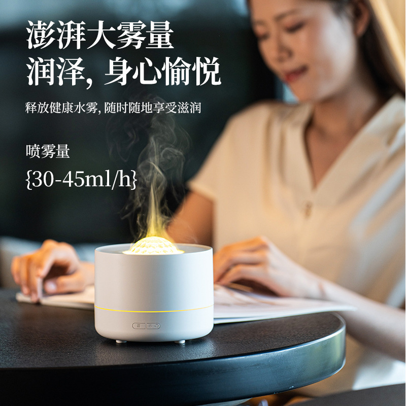 2025 新星空投影アロマセラピーマシンギフト USB プラグイン大霧量カラフルなロマンチックな雰囲気ライト加湿器|undefined