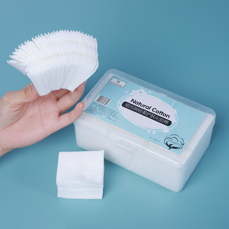 ビューティーサロン用メイク落としワイプ卸売大型バッグ高靱性伸縮性非脱落ワイプ綿とリネン繊維クレンジング|undefined
