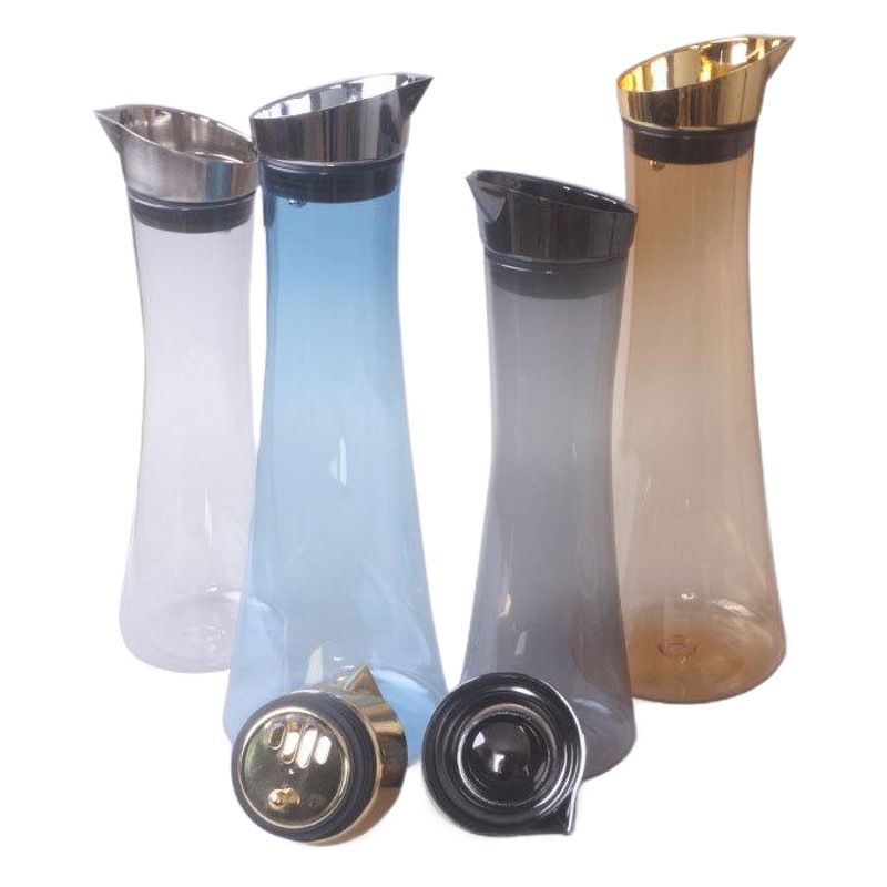 Jarra de acrílico hervidor frío comedor restaurante hervidor de agua fría tetera resistente a altas temperaturas jugo comercial olla de plástico olla de bebidas