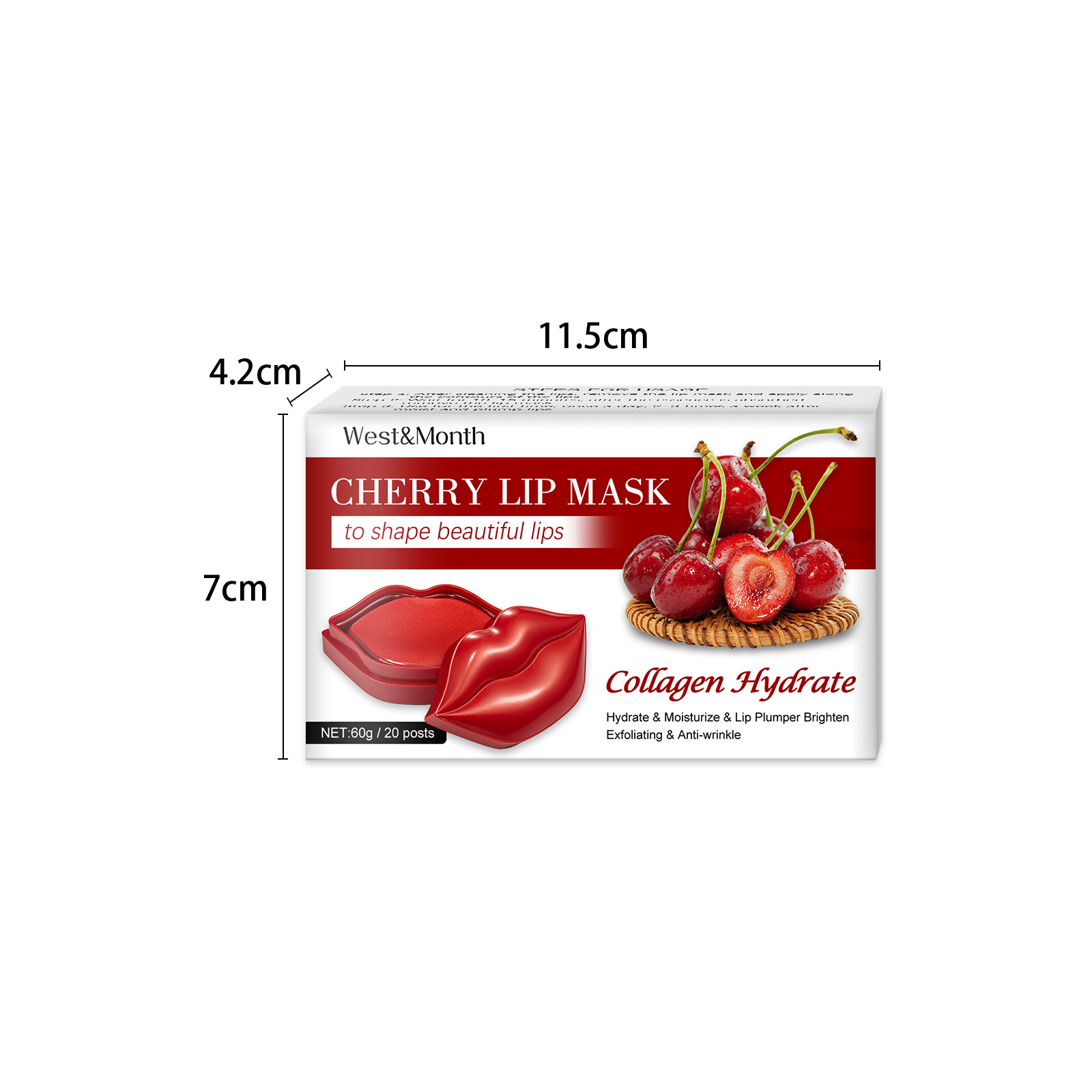 Wet&Month Cherry Jelly Lip Mak Idrata, rimuove la cheratina, schiarisce la linea, idrata le labbra e dona labbra_voghion.com