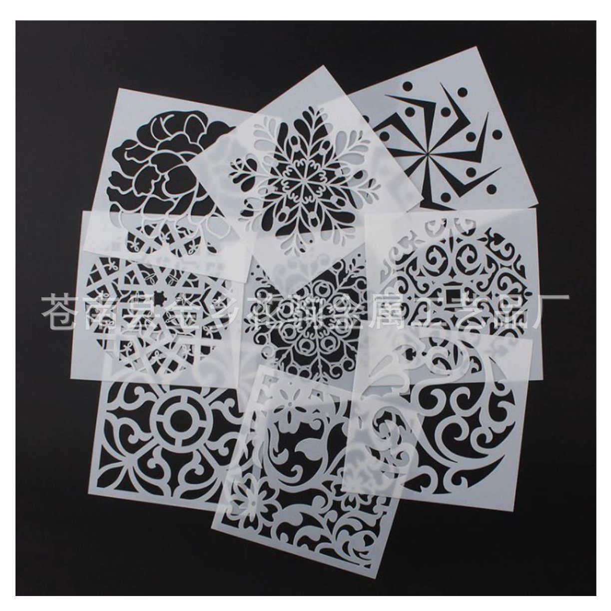 Шаблон для вырезания Мандала, шаблон для вырезания, тематическая производственная форма, шаблон