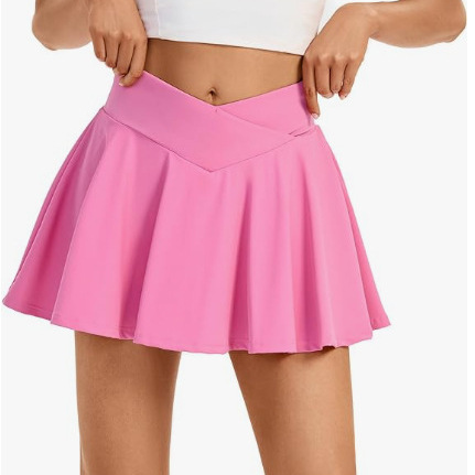 Cross-border Sports Skirt Yoga Shorts Skirt Tennis Skirt Clothing Fitness Clothing Running Outdoor High Waist Yoga Clothing Women