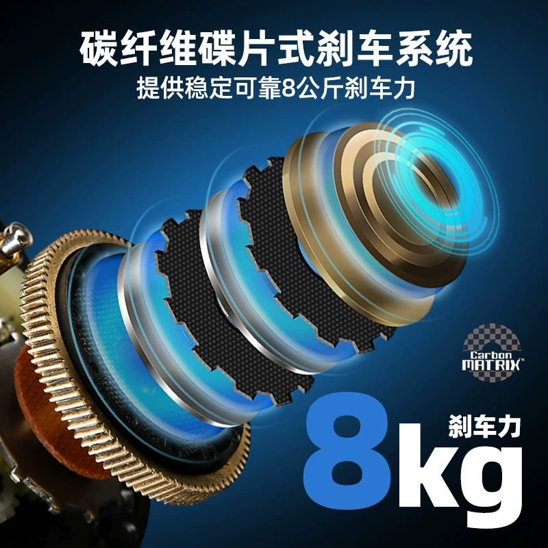 Новое водяное колесо Abu's BMAXSX B5 micro - целебный черный молния, использование морской рыбалки, полностью металлическое дистанционное рыболовное колесо