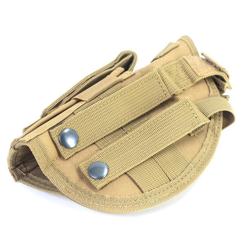 Funda de pistola táctica al aire libre para fanáticos militares transfronterizos, bolsa de pierna de campamento de montañismo al aire libre, funda de pistola invisible táctica de campo CS