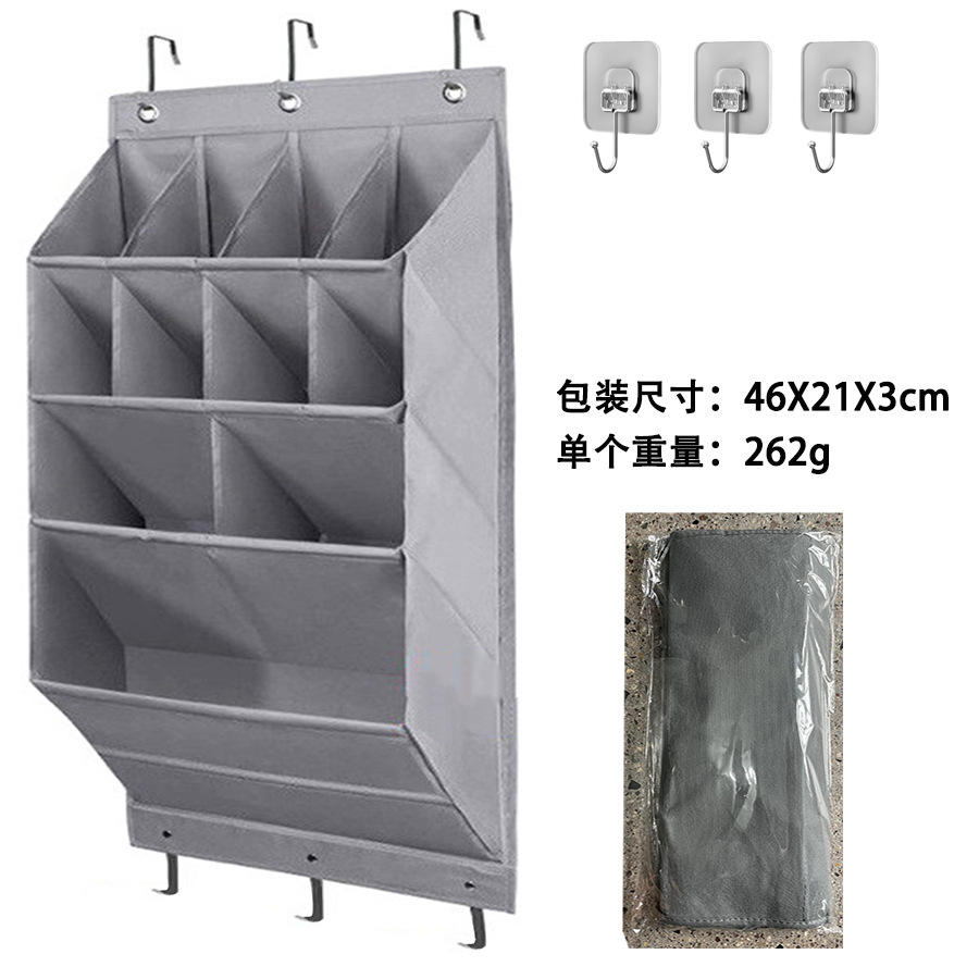 접착 후크가 있는 회색 그리드 11개